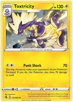 Toxtricity #107 from Fusion Strike