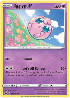 Jigglypuff #110 from Fusion Strike