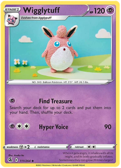 Wigglytuff #111 from Fusion Strike