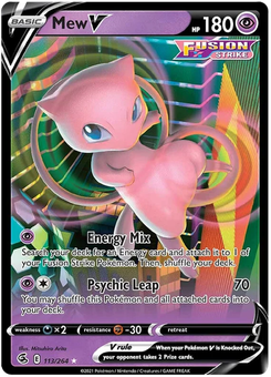 Mew V #113 from Fusion Strike