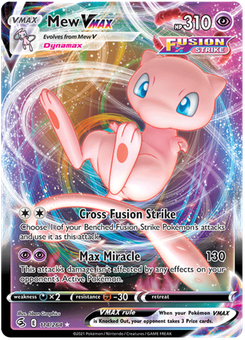 Mew VMAX #114 from Fusion Strike