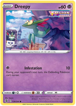 Dreepy #128 from Fusion Strike