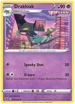 Drakloak #129 from Fusion Strike