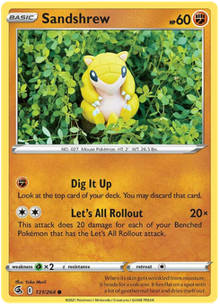 Sandshrew #131 from Fusion Strike