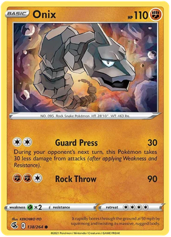 Onix #138 from Fusion Strike