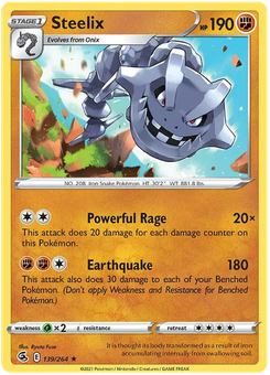 Steelix #139 from Fusion Strike
