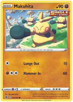 Makuhita #142 from Fusion Strike