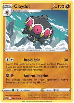 Claydol #145 from Fusion Strike