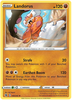 Landorus #148 from Fusion Strike
