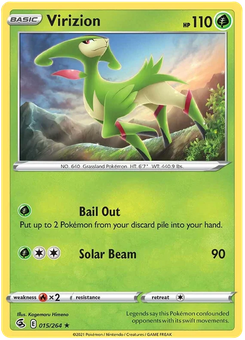 Virizion #15 from Fusion Strike