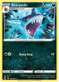 Sharpedo #163 from Fusion Strike