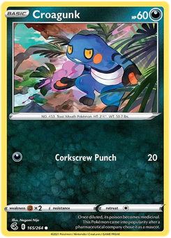 Croagunk #165 from Fusion Strike
