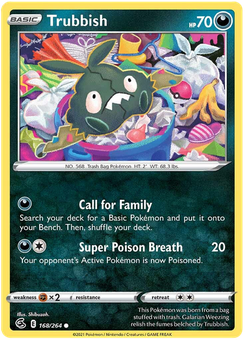 Trubbish #168 from Fusion Strike