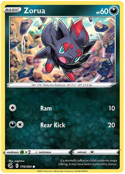 Zorua #170 from Fusion Strike