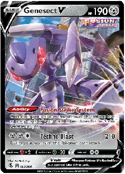 Genesect V #185 from Fusion Strike