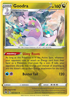 Goodra #197 from Fusion Strike