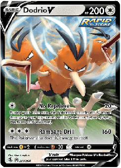 Dodrio V #201 from Fusion Strike