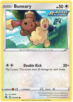 Buneary #212 from Fusion Strike