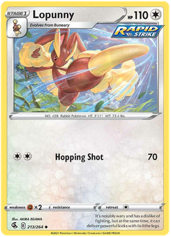 Lopunny #213 from Fusion Strike