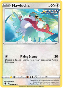 Hawlucha #216 from Fusion Strike