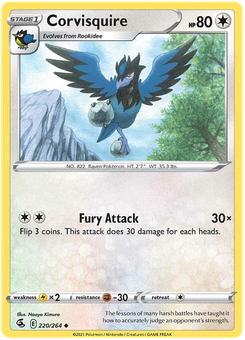 Corvisquire #220 from Fusion Strike