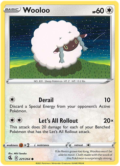 Wooloo #221 from Fusion Strike