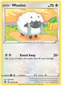 Wooloo #222 from Fusion Strike