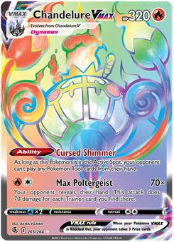 Chandelure VMAX #265 from Fusion Strike