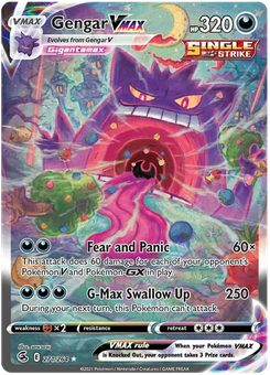 Gengar VMAX #271 from Fusion Strike