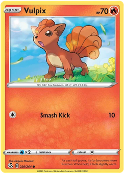 Vulpix #29 from Fusion Strike