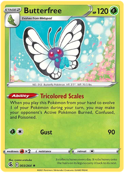 Butterfree #3 from Fusion Strike