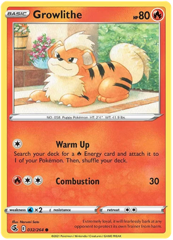 Growlithe #32 from Fusion Strike