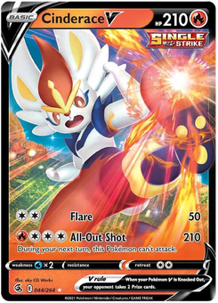 Cinderace V #44 from Fusion Strike