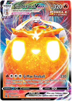 Cinderace VMAX #45 from Fusion Strike