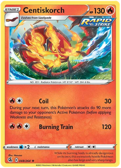 Centiskorch #48 from Fusion Strike