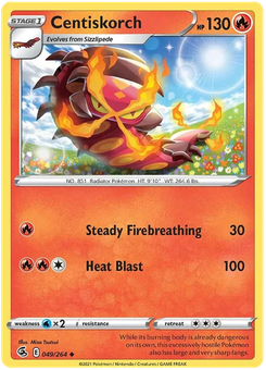 Centiskorch #49 from Fusion Strike