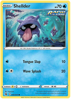 Shellder #50 from Fusion Strike