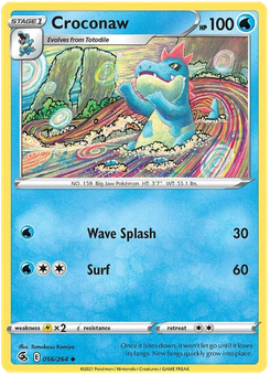 Croconaw #56 from Fusion Strike