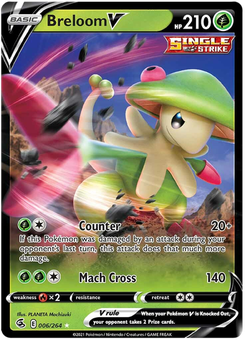 Breloom V #6 from Fusion Strike