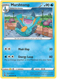 Marshtomp #63 from Fusion Strike