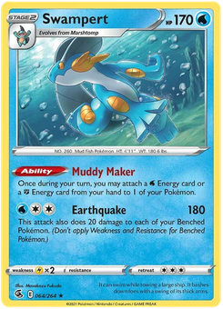Swampert #64 from Fusion Strike