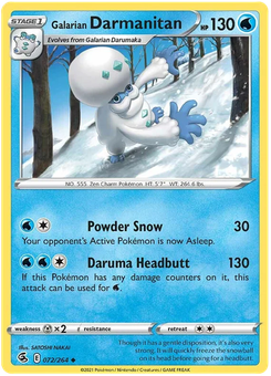 Galarian Darmanitan #72 from Fusion Strike