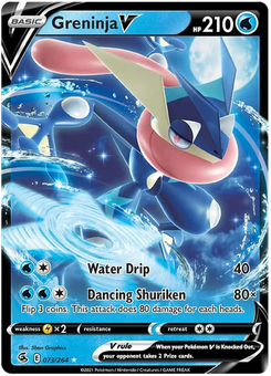 Greninja V #73 from Fusion Strike