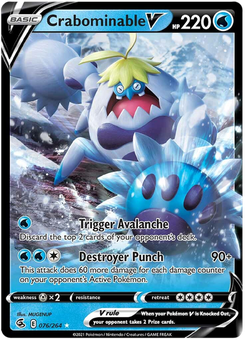 Crabominable V #76 from Fusion Strike