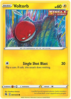 Voltorb #87 from Fusion Strike