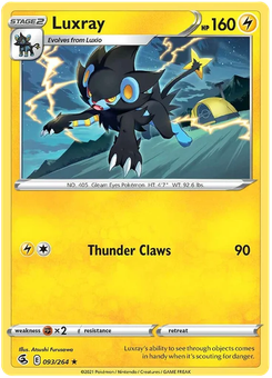 Luxray #93 from Fusion Strike