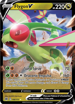 Flygon V #106 from Brilliant Stars