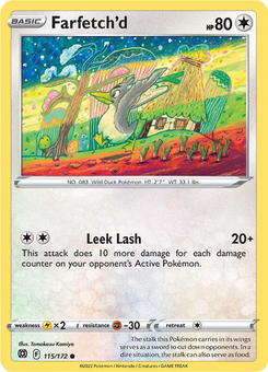 Farfetch'd #115 from Brilliant Stars