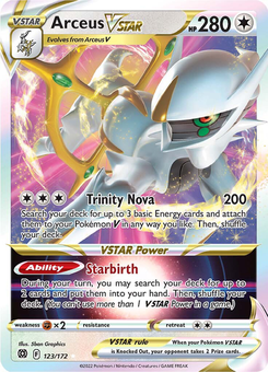 Arceus VSTAR #123 from Brilliant Stars