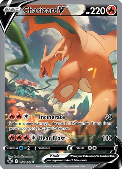 Charizard V #154 from Brilliant Stars